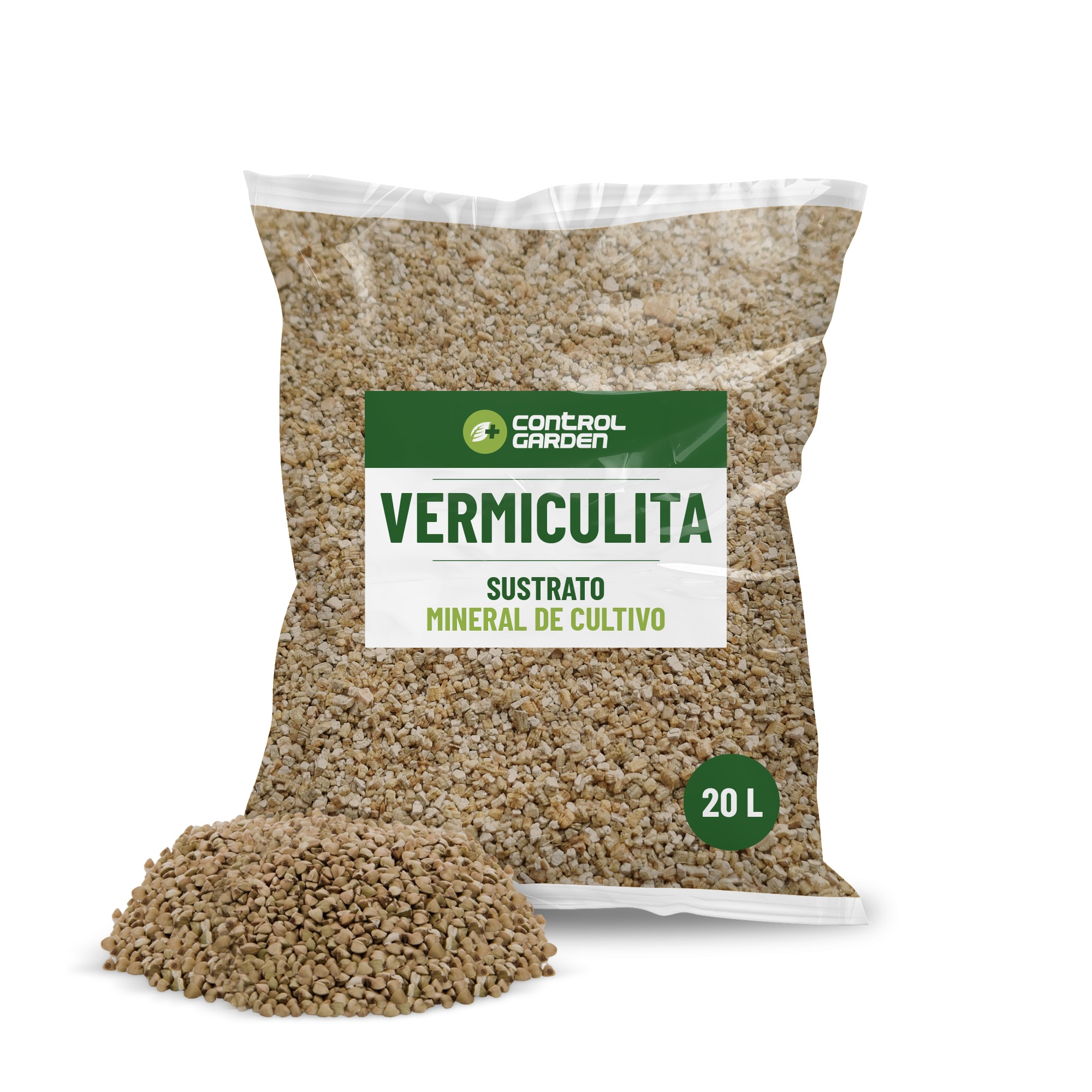Vermiculita 20 L · Sustrato mineral para plantas de interior y exterior