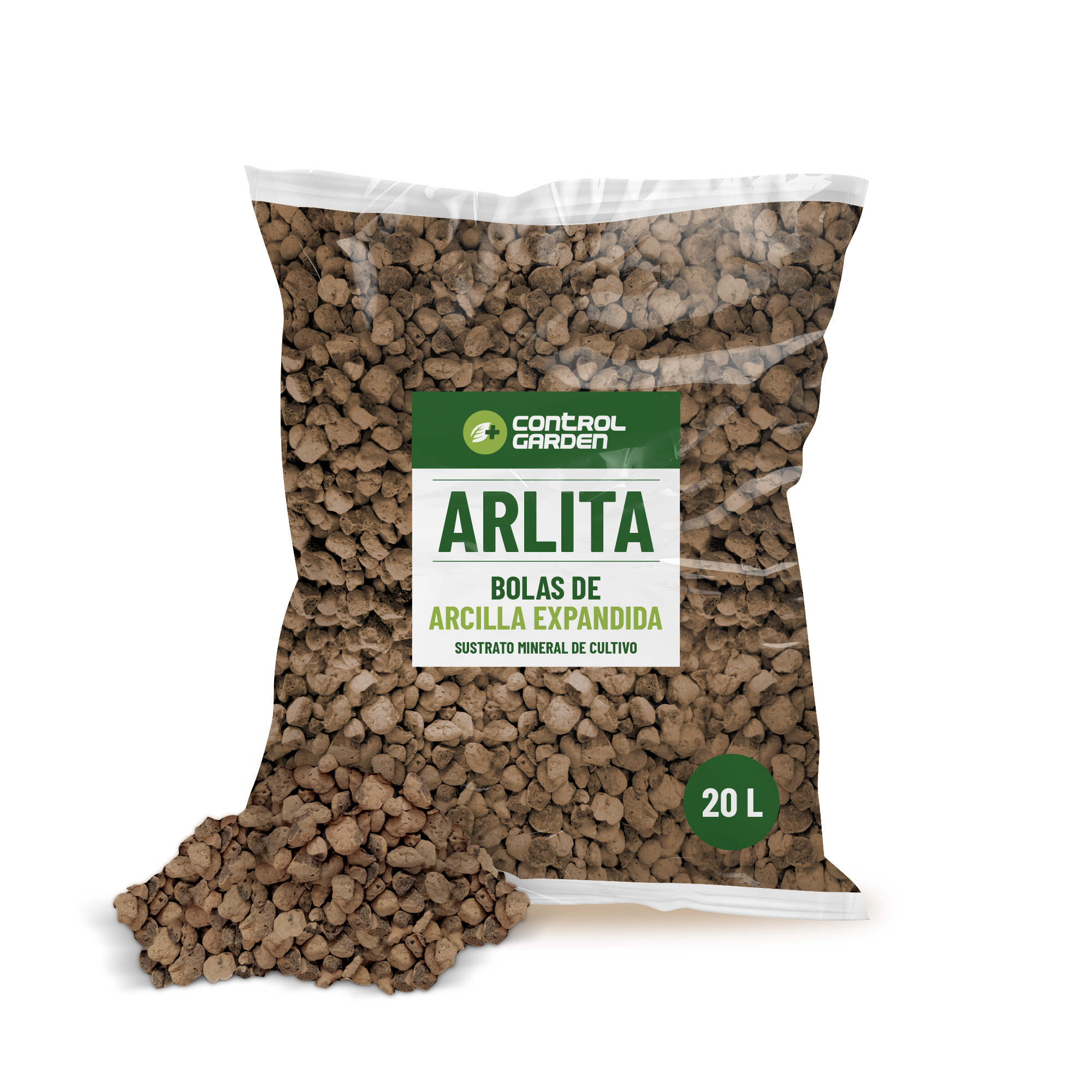 Bolitas de arcilla expandida Arlita 20L · Pack 1 unidad