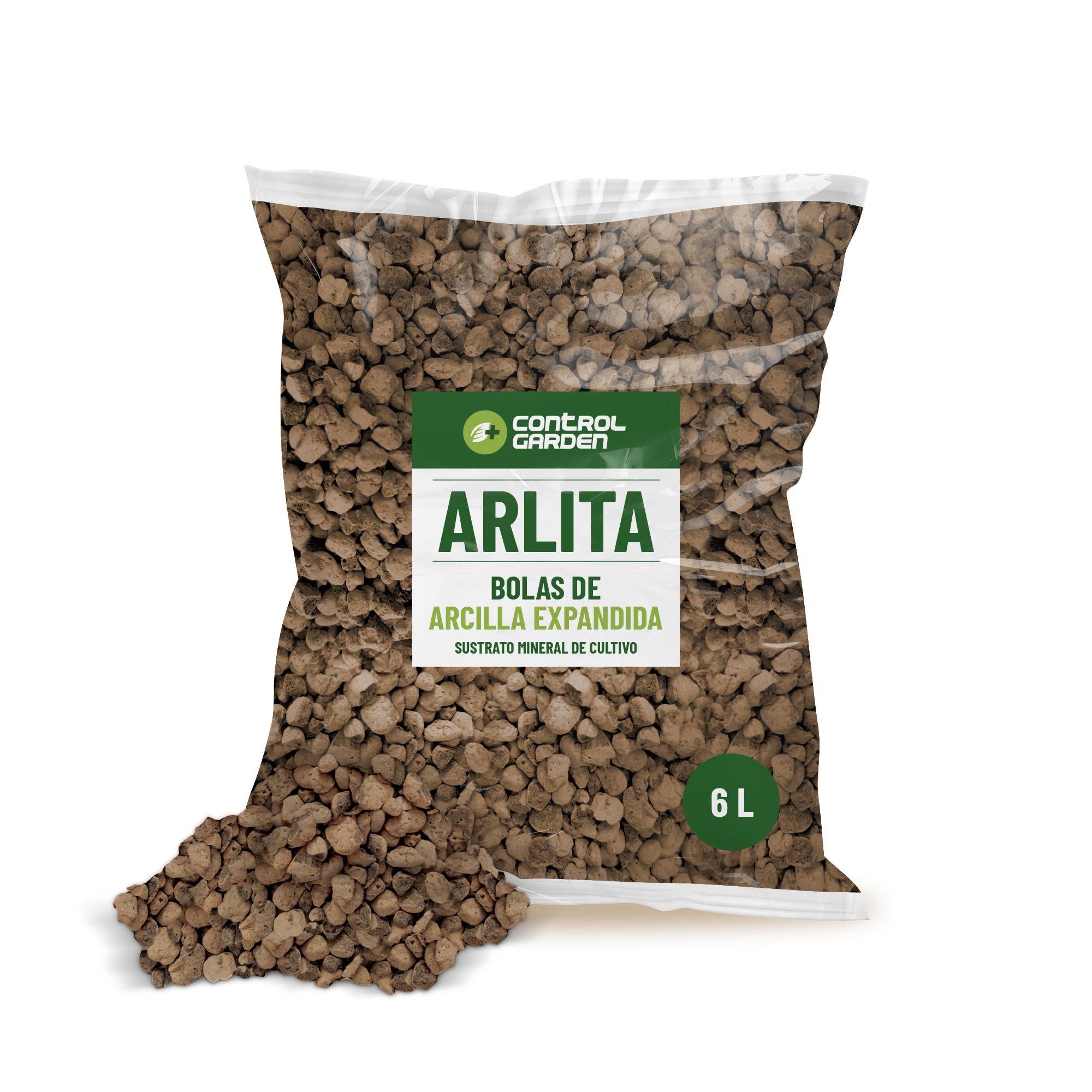 Bolitas de arcilla expandida Arlita 6L · Pack 2 uds