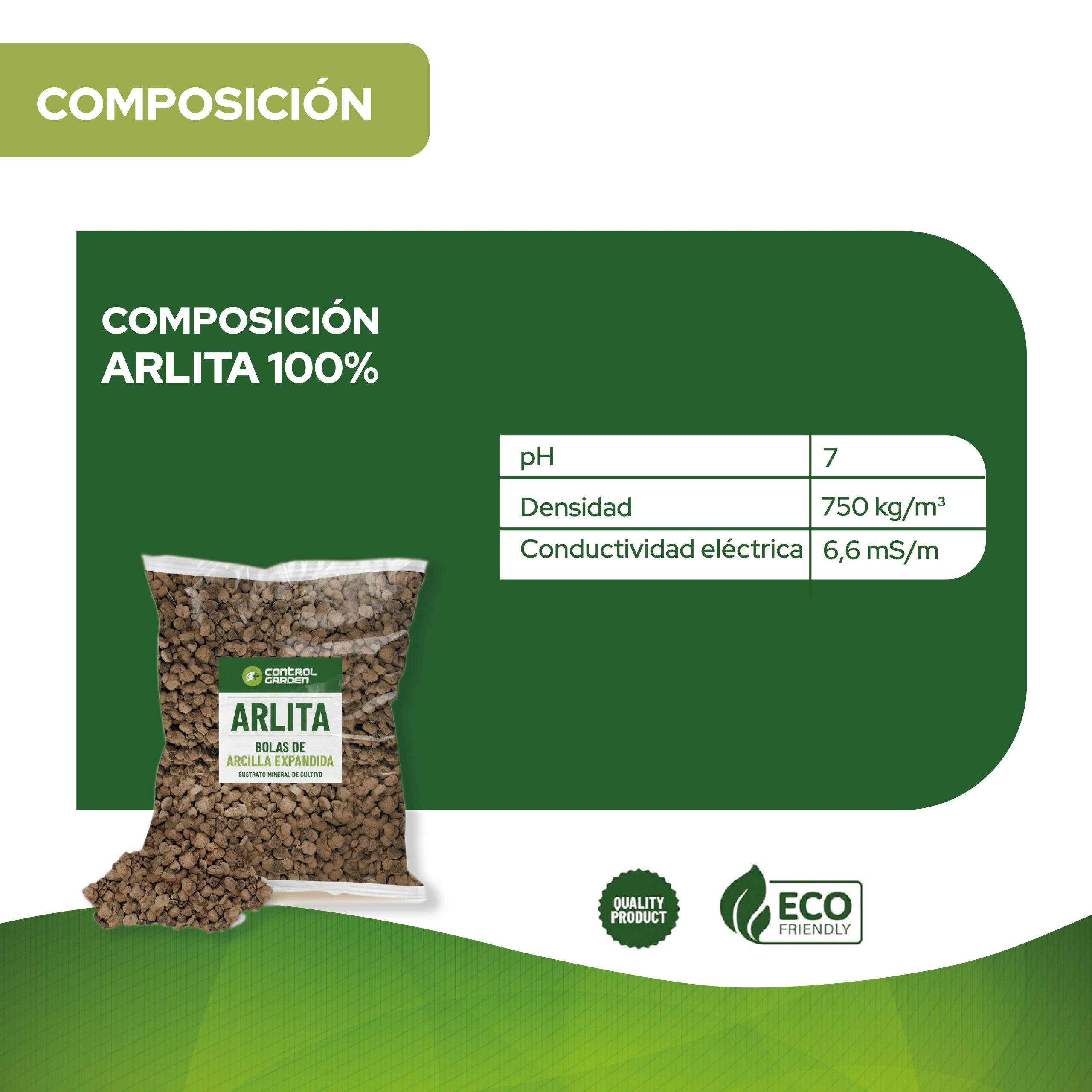 Sustrato Arlita 3L de bolas de arcilla expandida para cultivos · foto 9