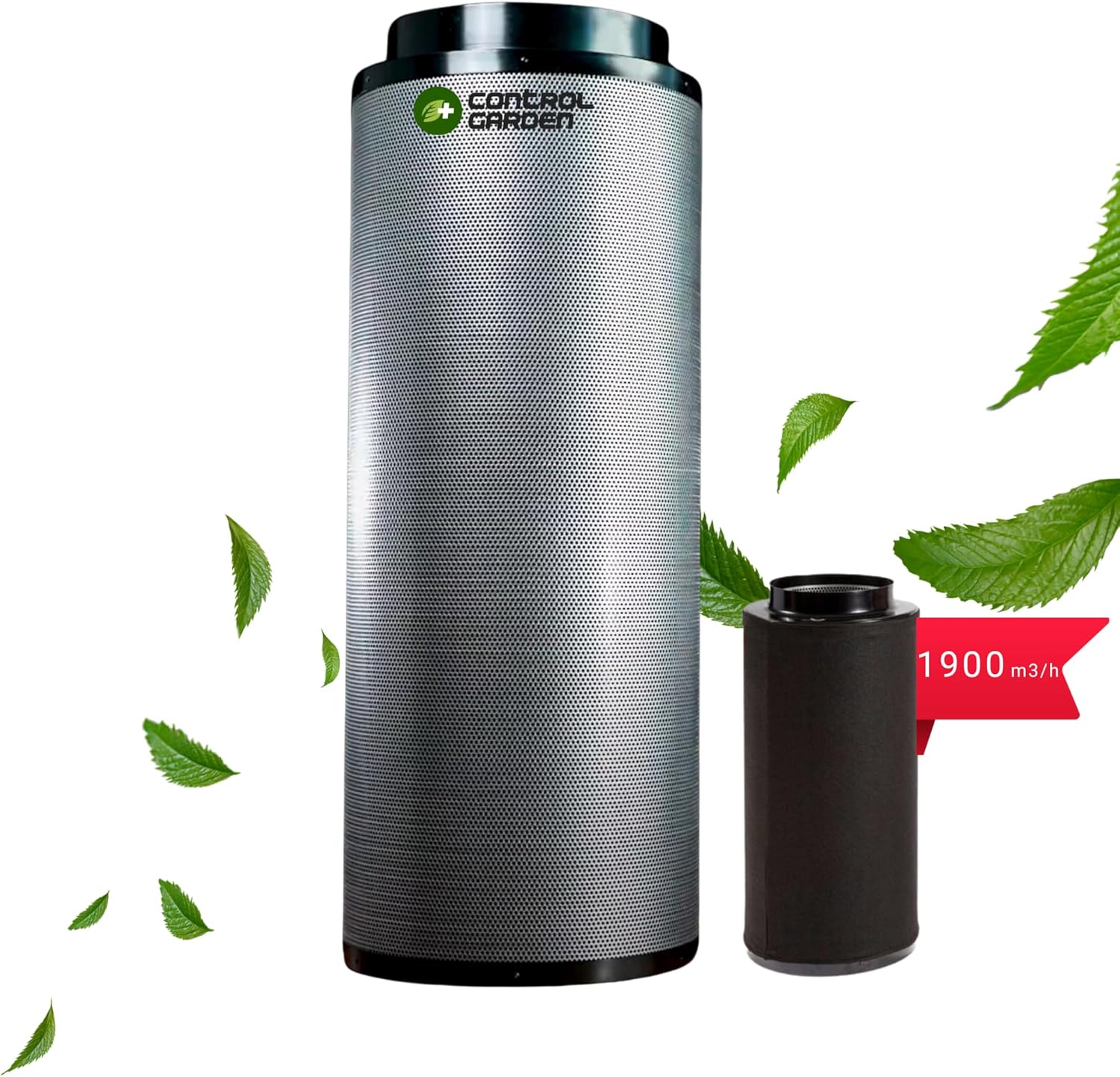 Filtros de carbón activo para cultivo hidropónico · Pack 10 unidades · 20 x 10 cm