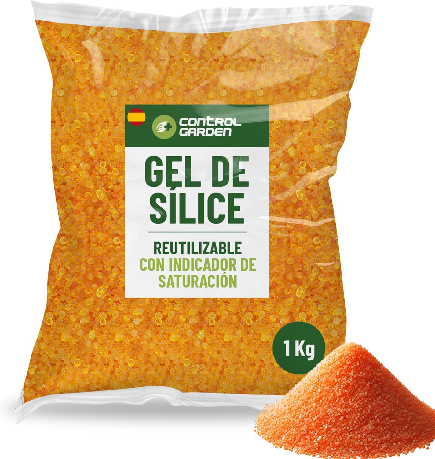 Gel de sílice 1 kg · Pack 1 unidad