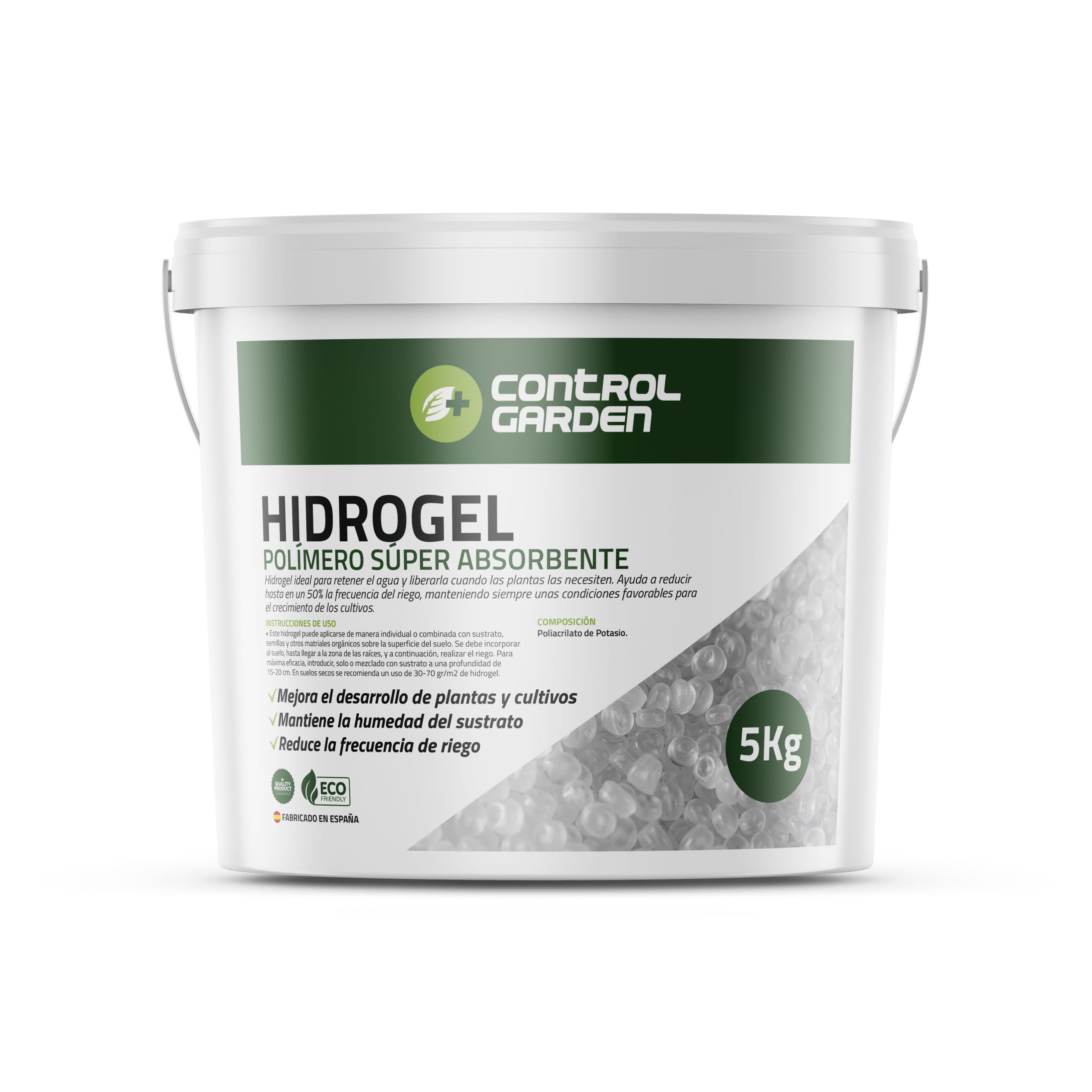 Hidrogeles Retentores de Agua 5 Kg · Pack 1 unidad