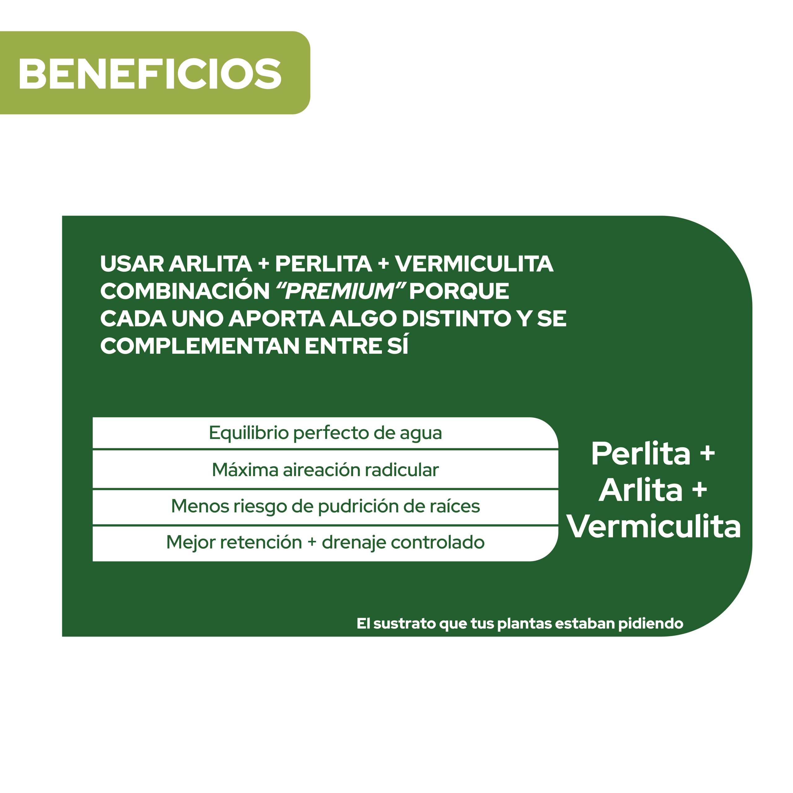 Pack de 30 litros de Arlita, Perlita y Vermiculita para jardinería y cultivos · foto 2