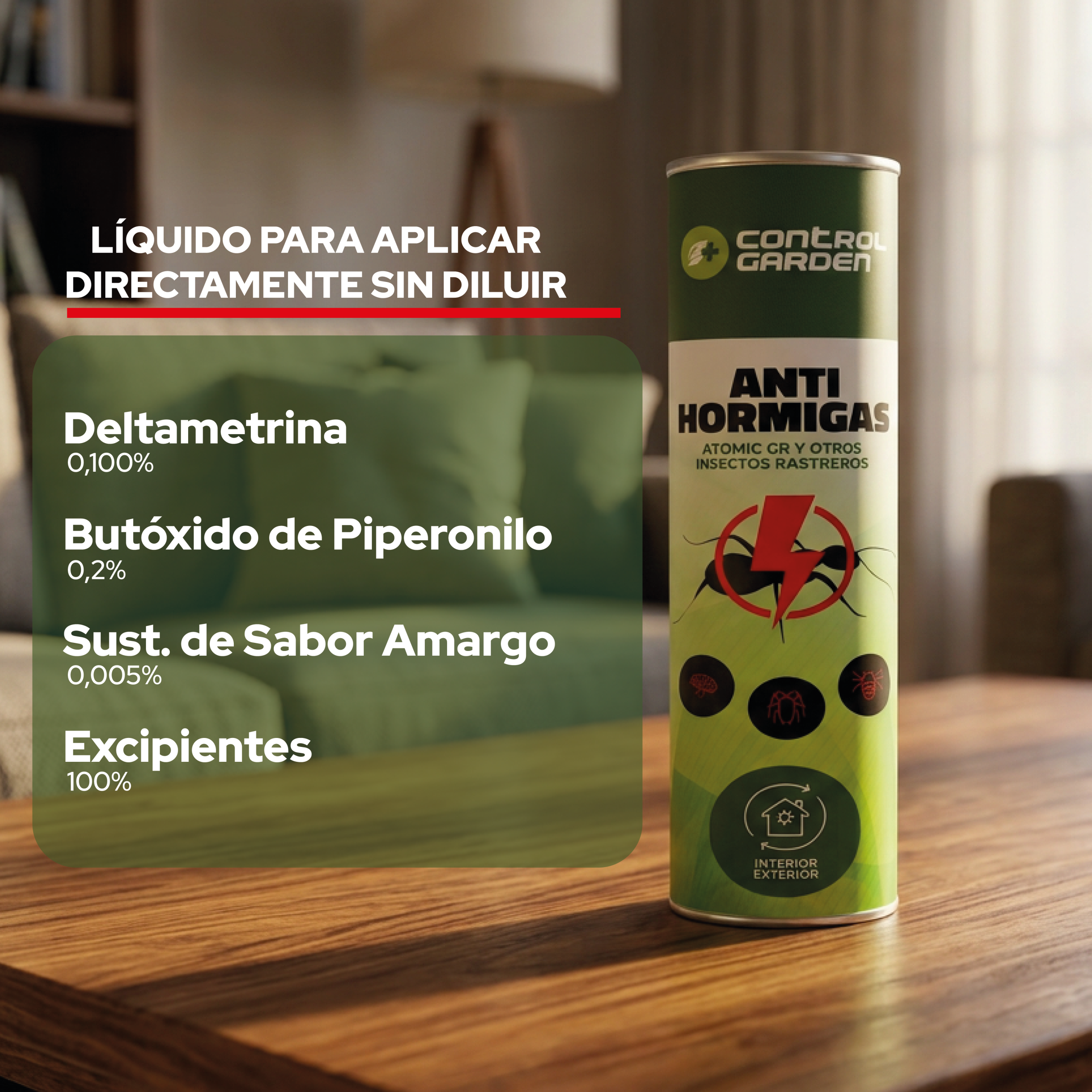 Talquera antihormigas 600 g para control de plagas en el hogar · foto 4