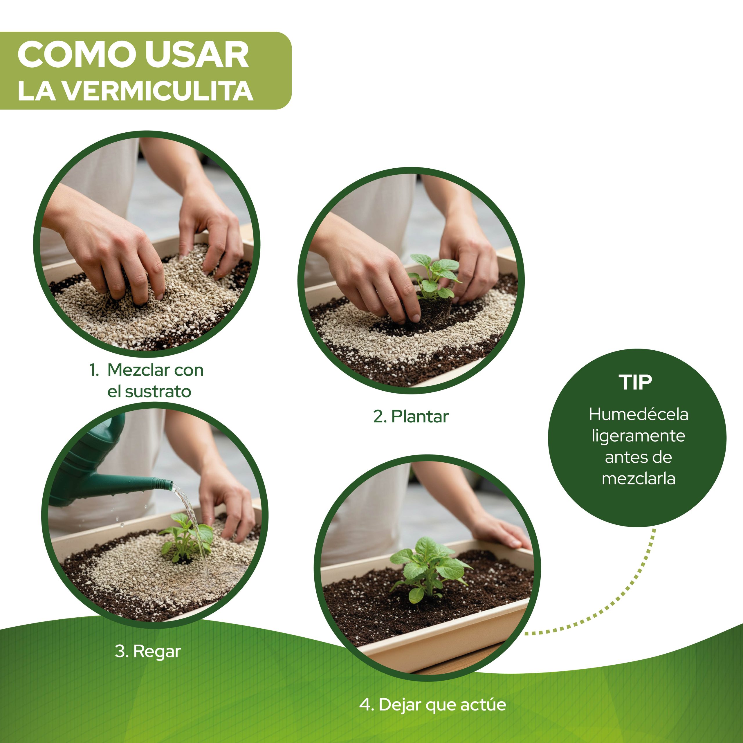 Vermiculita 3L para sustrato mineral en jardinería y cultivos · foto 7