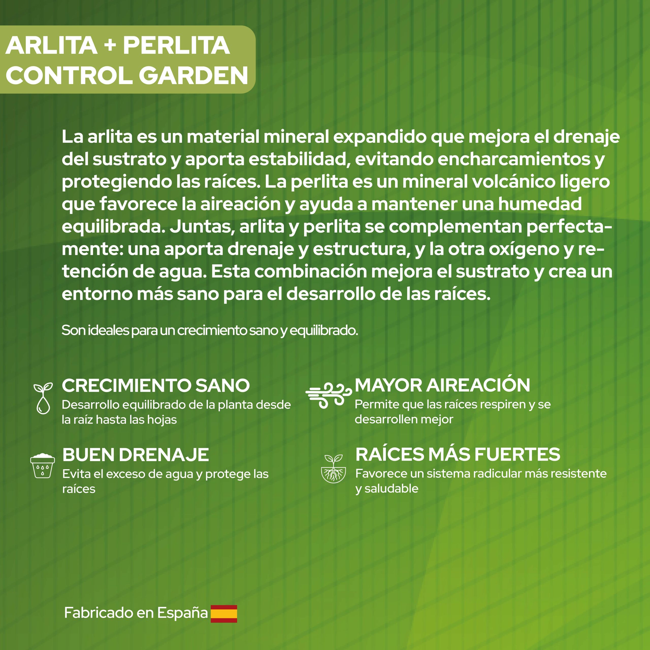 Pack de sustrato Arlita y perlita 6L para jardinería · foto 3