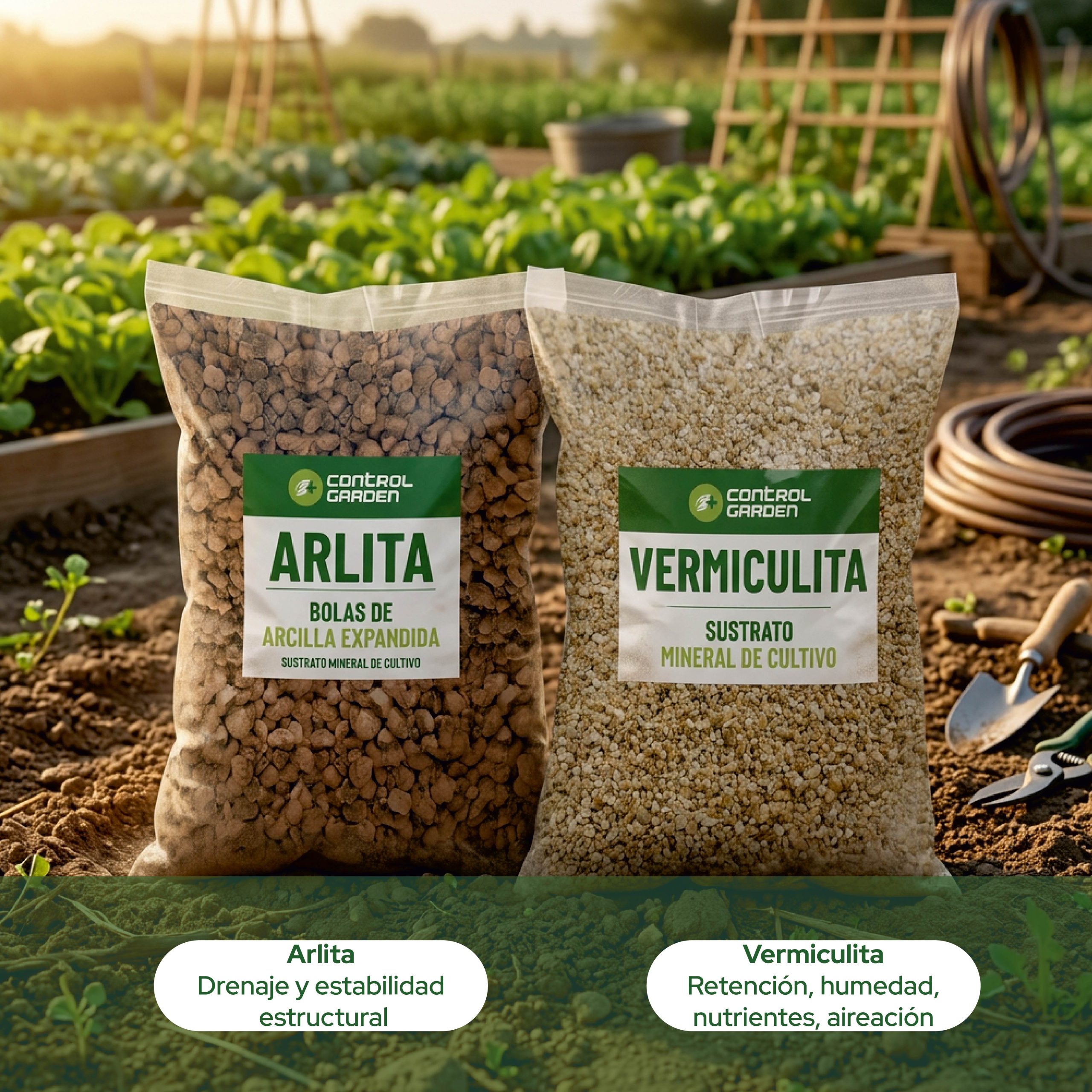 Pack de Arlita y Vermiculita de 20L para cultivos saludables · foto 4