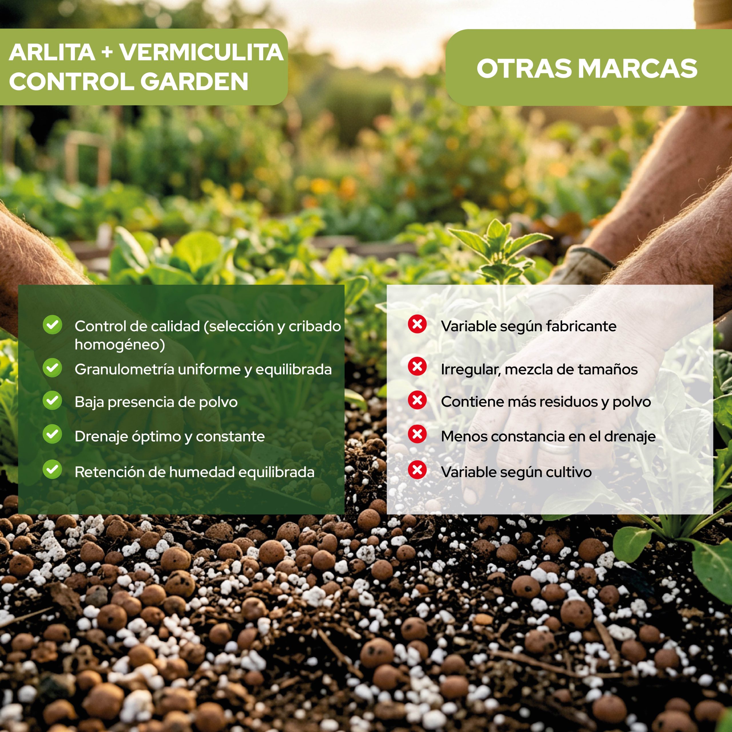 Pack de Arlita y Vermiculita de 20L para cultivos saludables · foto 6
