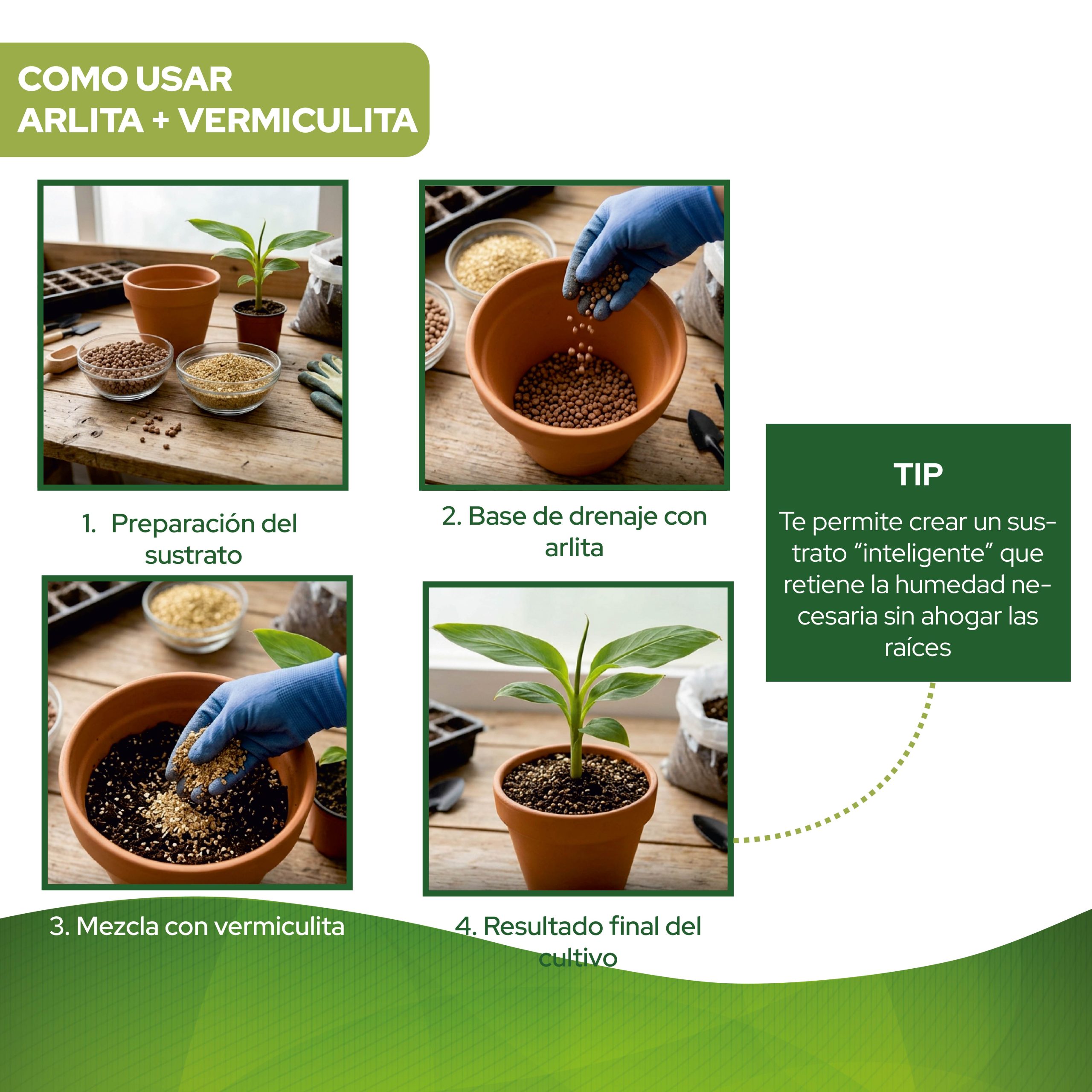 Pack de Arlita y Vermiculita de 20L para cultivos saludables · foto 7