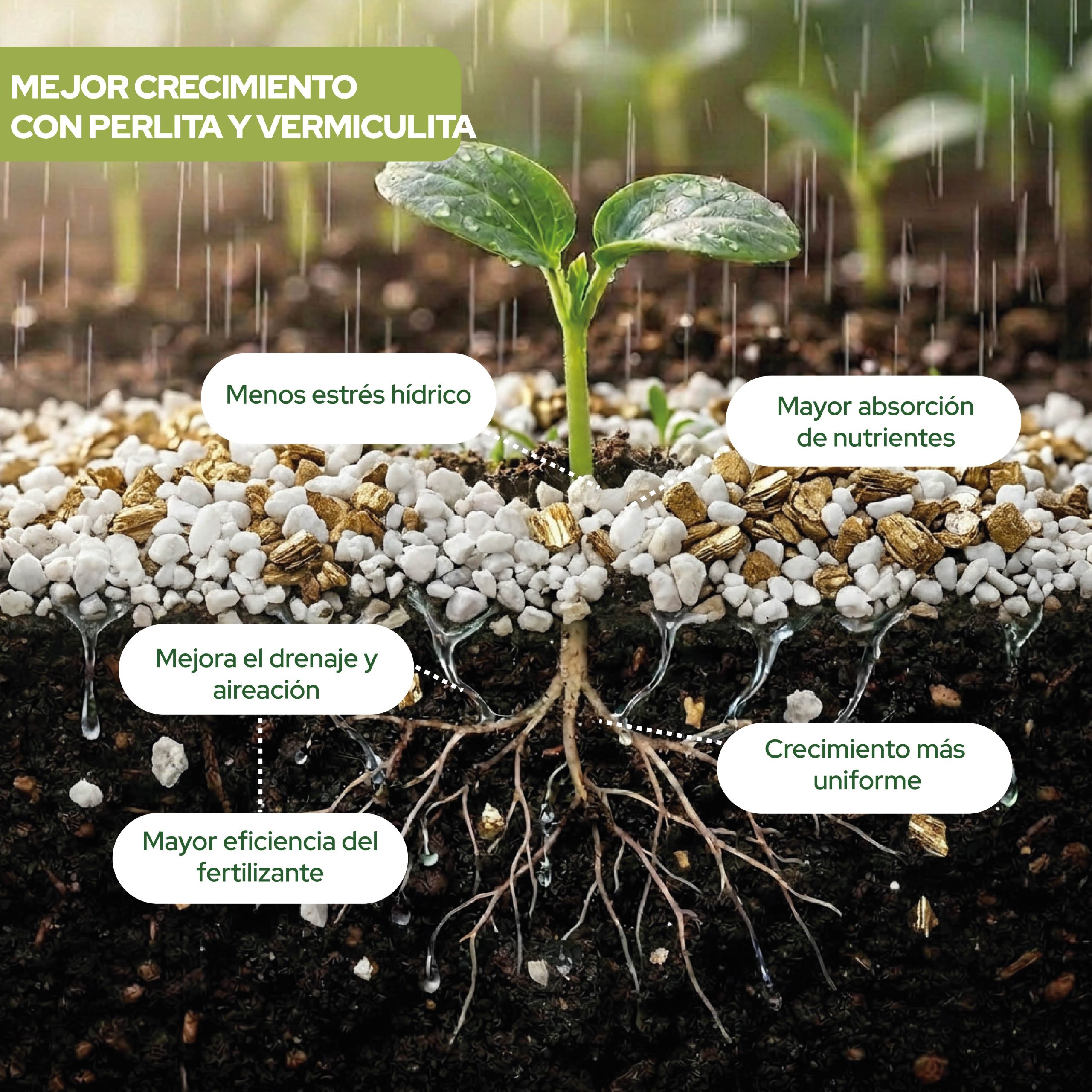 Pack de Perlita y Vermiculita 3L para jardinería y cultivo · foto 3