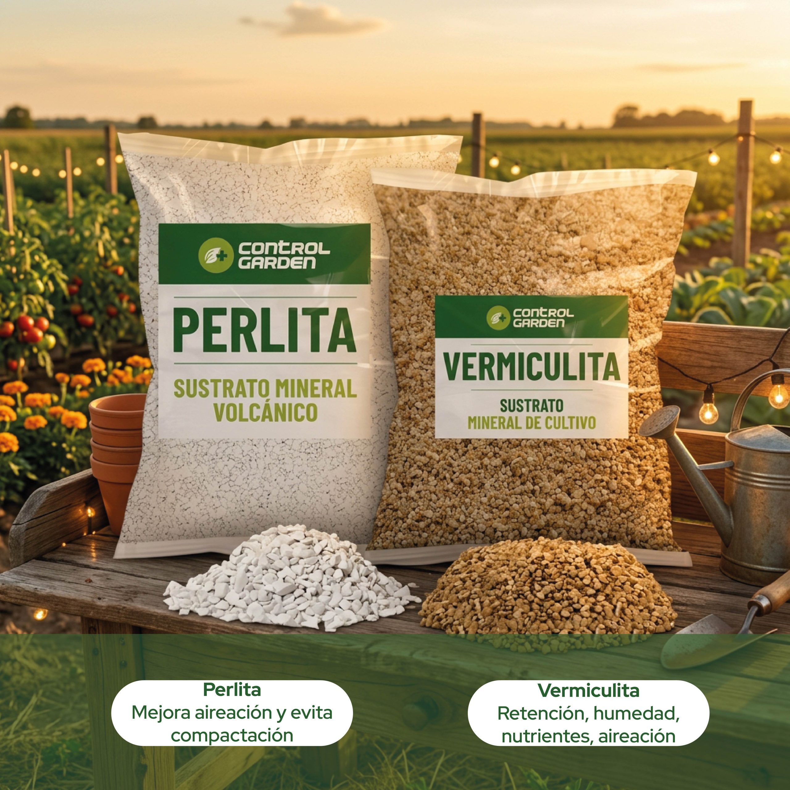 Pack de Perlita y Vermiculita 3L para jardinería y cultivo · foto 7