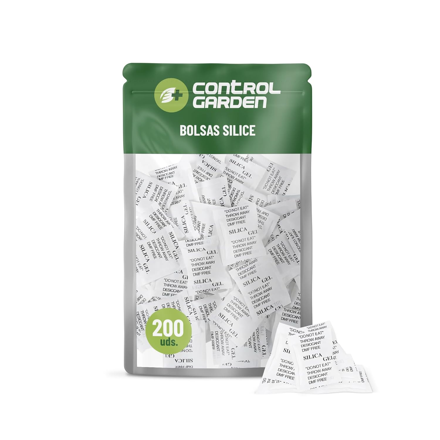 Bolsas de gel de sílice 1 g · Pack 100 uds · Eliminador de olores