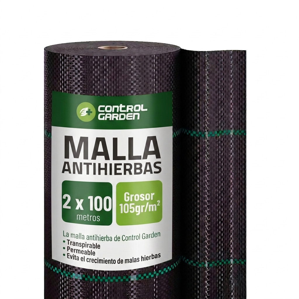 Malla antihierbas 2 x 100 m 105 gr/m² · Pack 1 ud