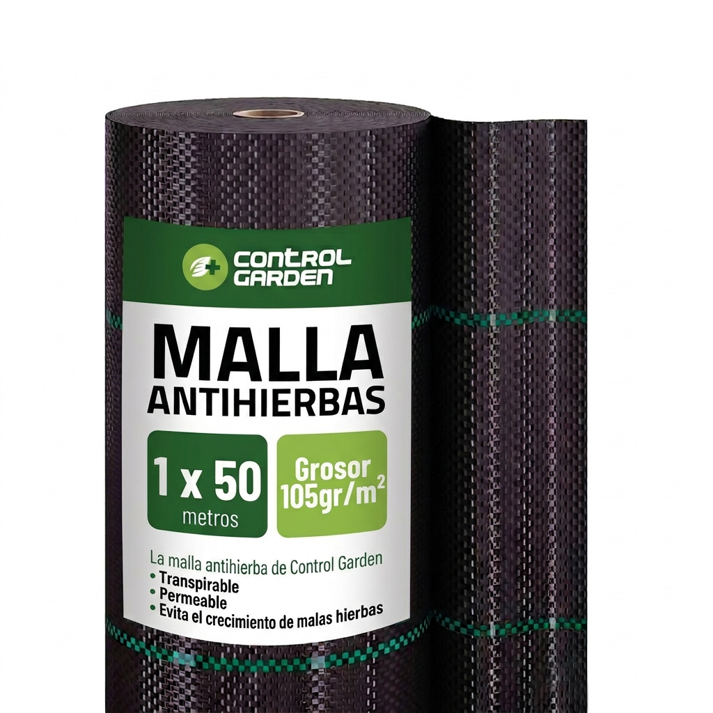Malla antihierbas 1 x 50 m 105 gr/m² · Pack 1 unidad