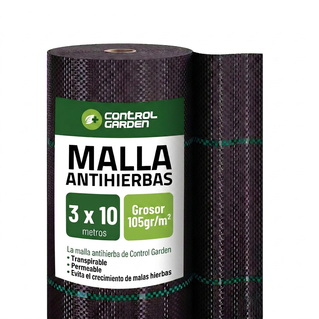 Malla antihierbas 3 x 10 m 105 gr/m² · Pack 1 ud
