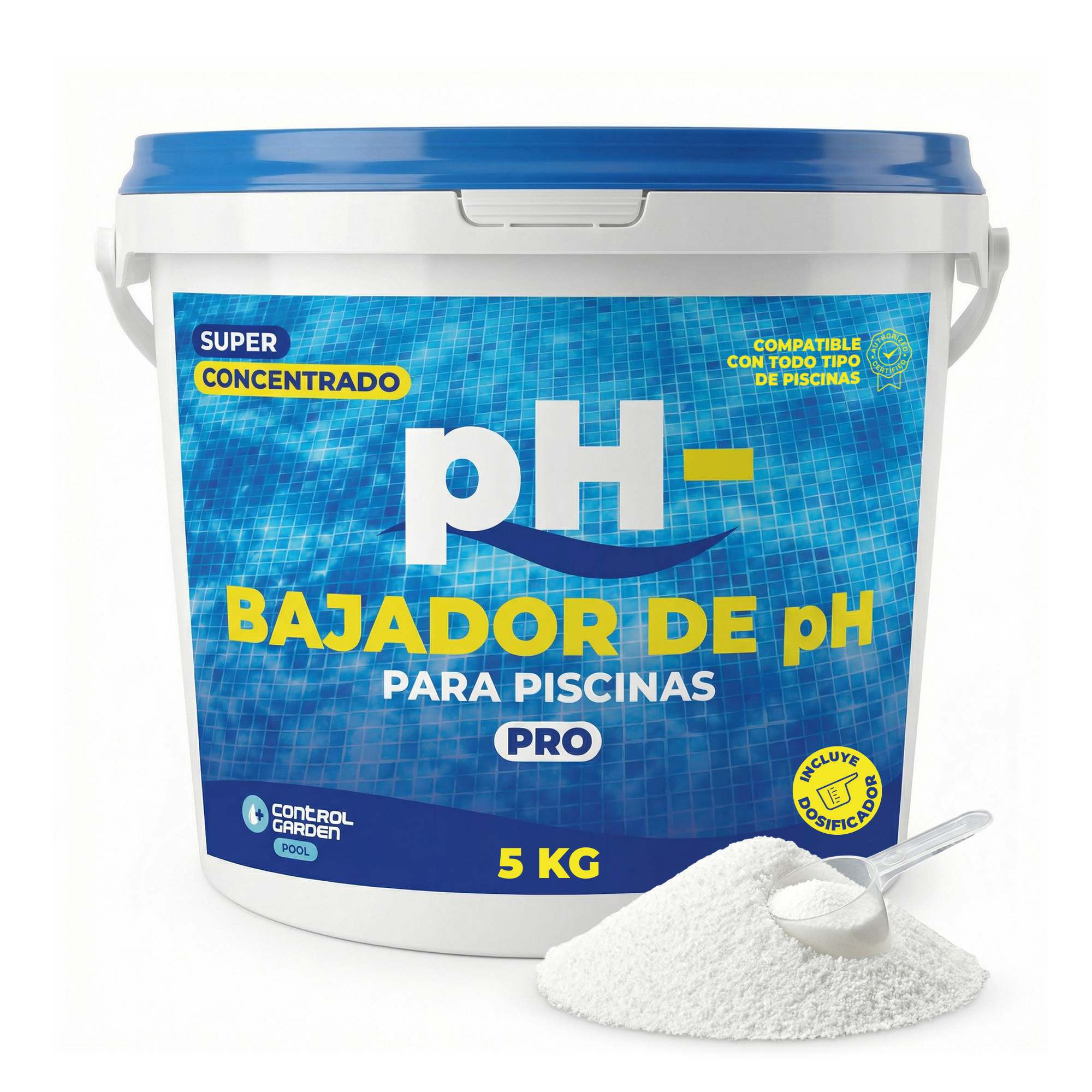 Reductor de pH para Piscinas 5 kg · Sólido · Pack 1 ud