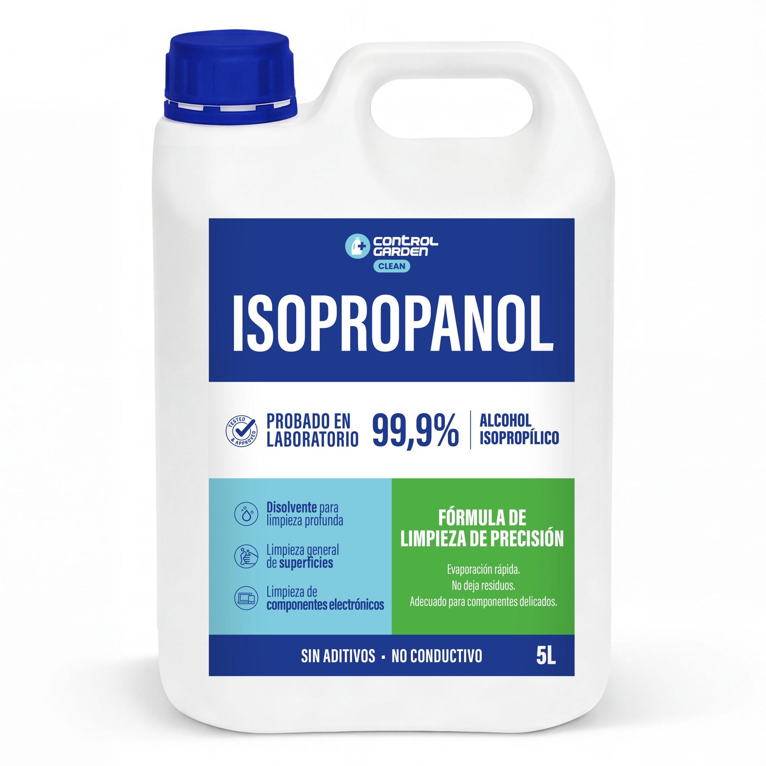 Alcohol isopropílico 5 L · Pack 1 unidad