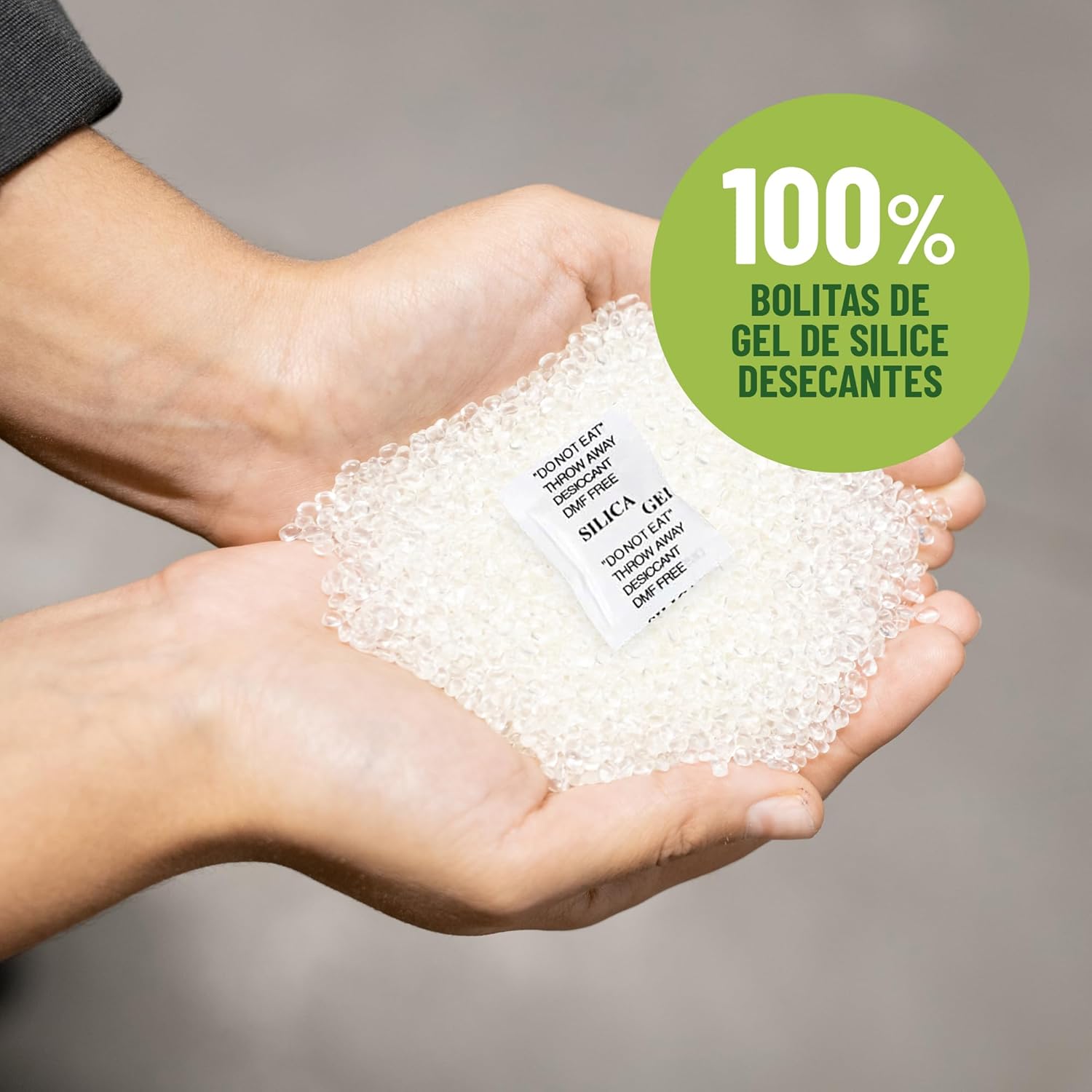 Pack de 200 bolsas antihumedad de gel de sílice de 1 g para controlar la humedad · foto 5