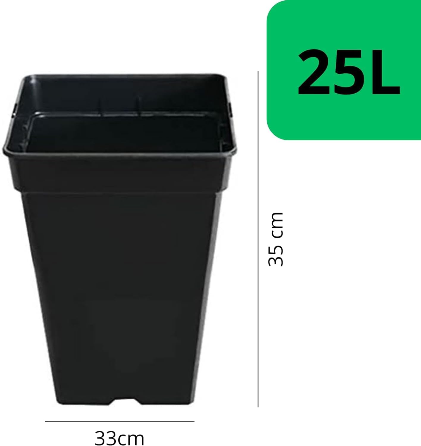 Pack de macetas de plástico de 25L de Control Garden en diferentes cantidades · foto 2