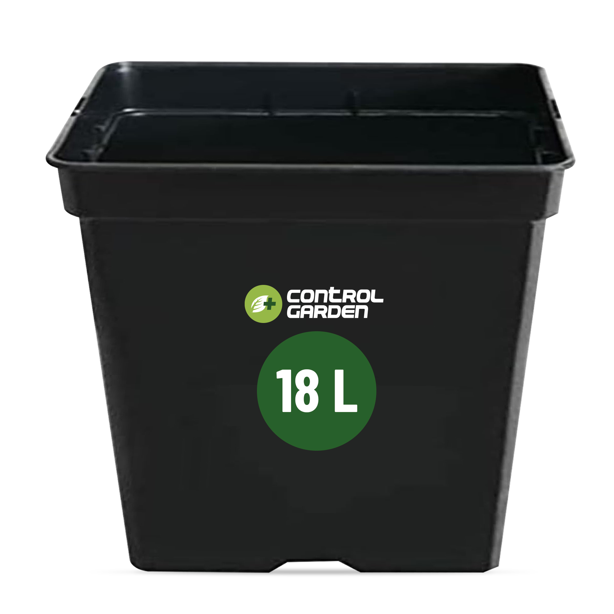 Macetas de plástico 18L · Pack de 10 unidades